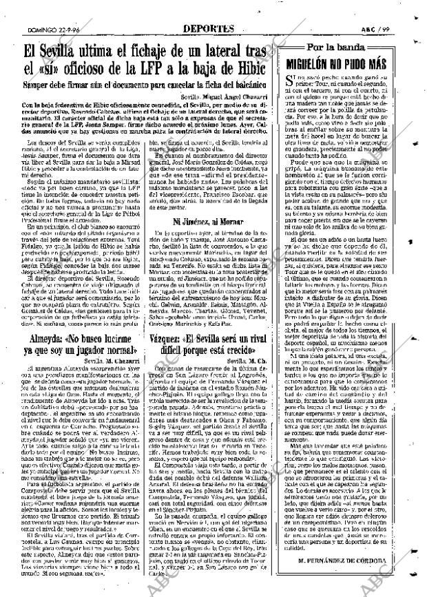 ABC SEVILLA 22-09-1996 página 99