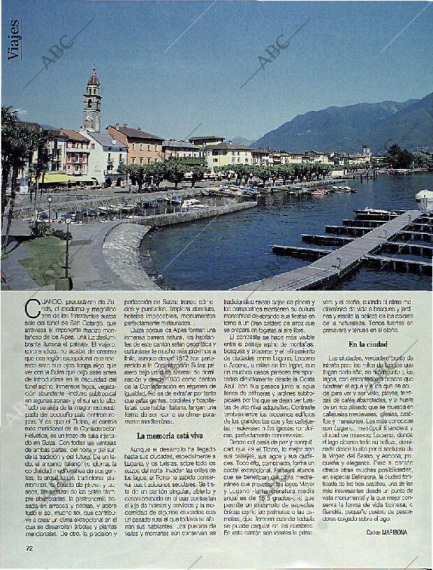 BLANCO Y NEGRO MADRID 22-09-1996 página 72