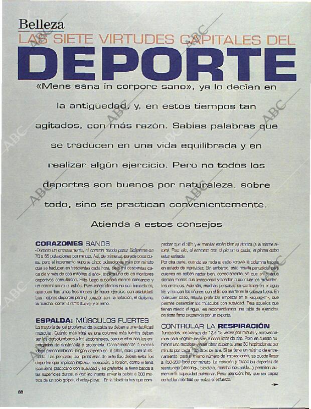 BLANCO Y NEGRO MADRID 22-09-1996 página 88