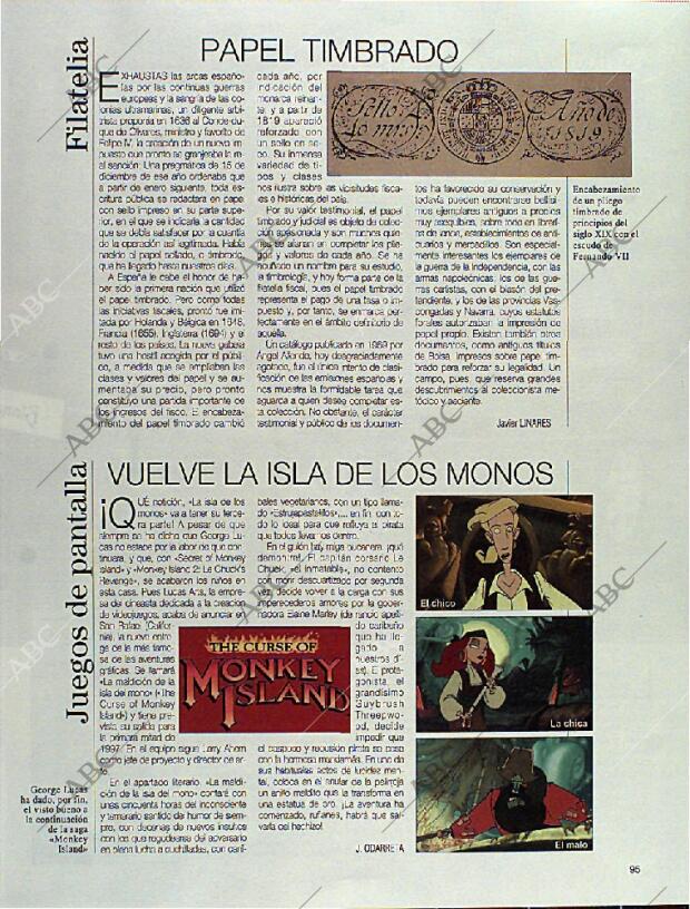 BLANCO Y NEGRO MADRID 22-09-1996 página 95