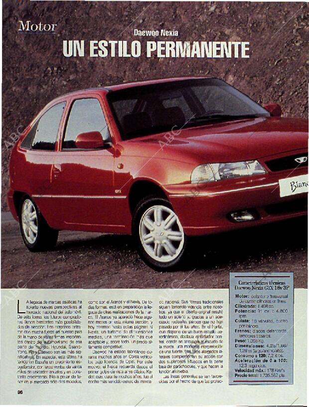 BLANCO Y NEGRO MADRID 22-09-1996 página 96