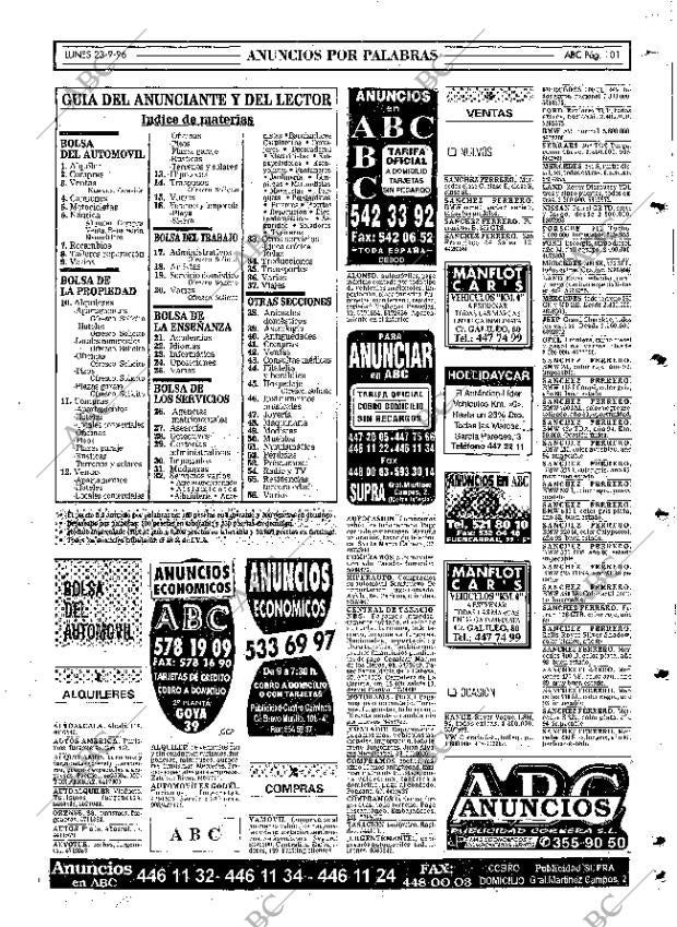 ABC MADRID 23-09-1996 página 101