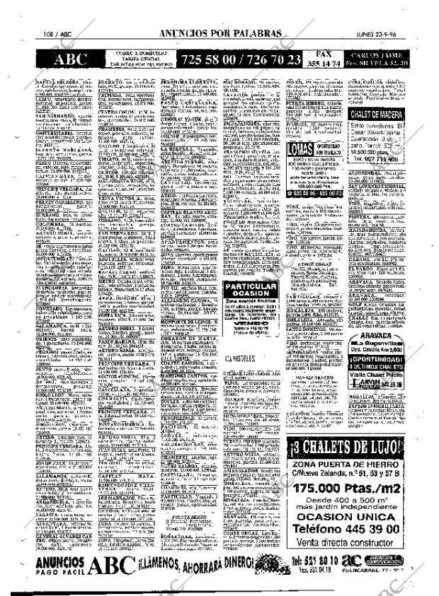 ABC MADRID 23-09-1996 página 108