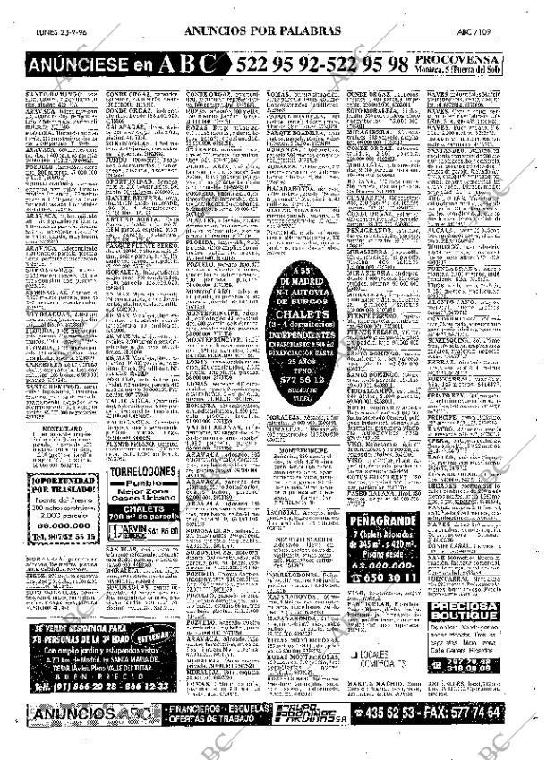 ABC MADRID 23-09-1996 página 109