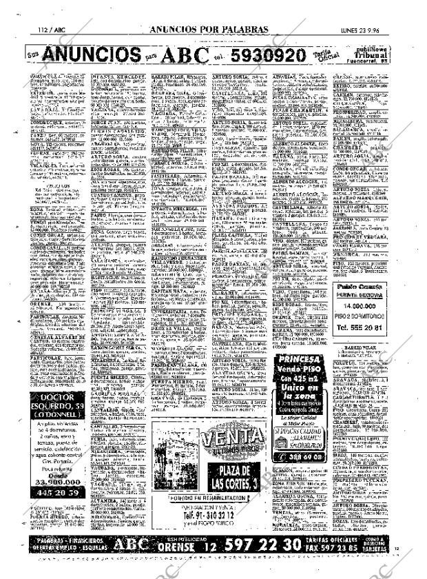 ABC MADRID 23-09-1996 página 112