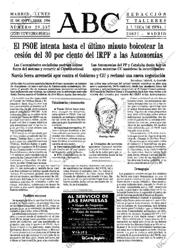ABC MADRID 23-09-1996 página 13