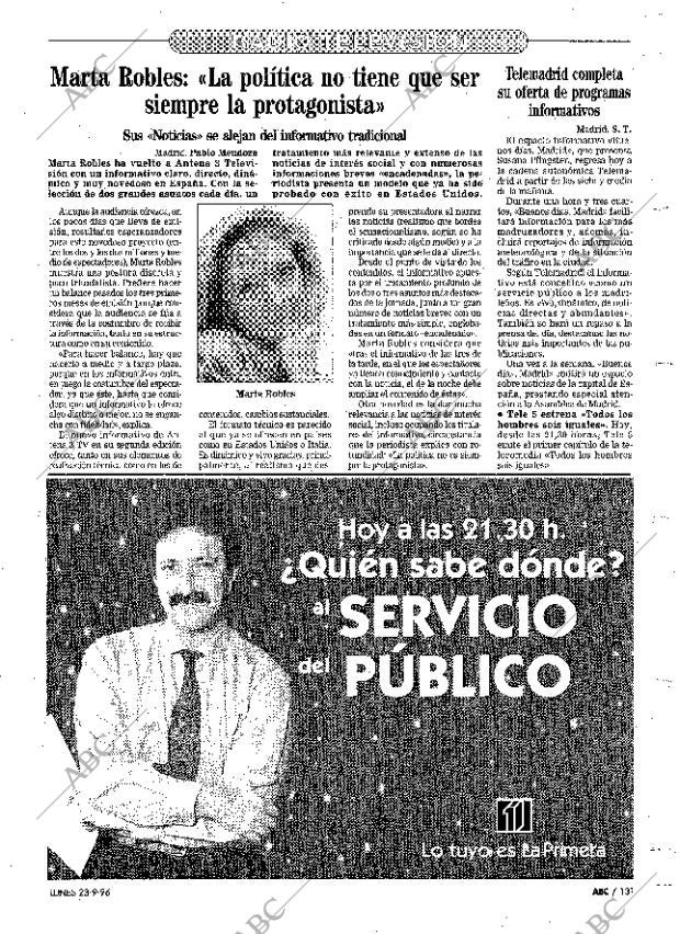 ABC MADRID 23-09-1996 página 131
