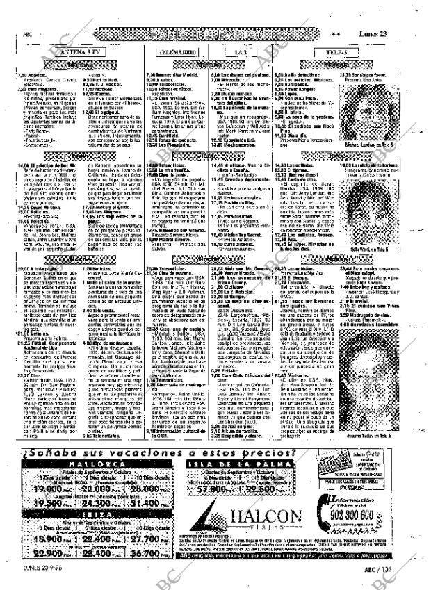 ABC MADRID 23-09-1996 página 135