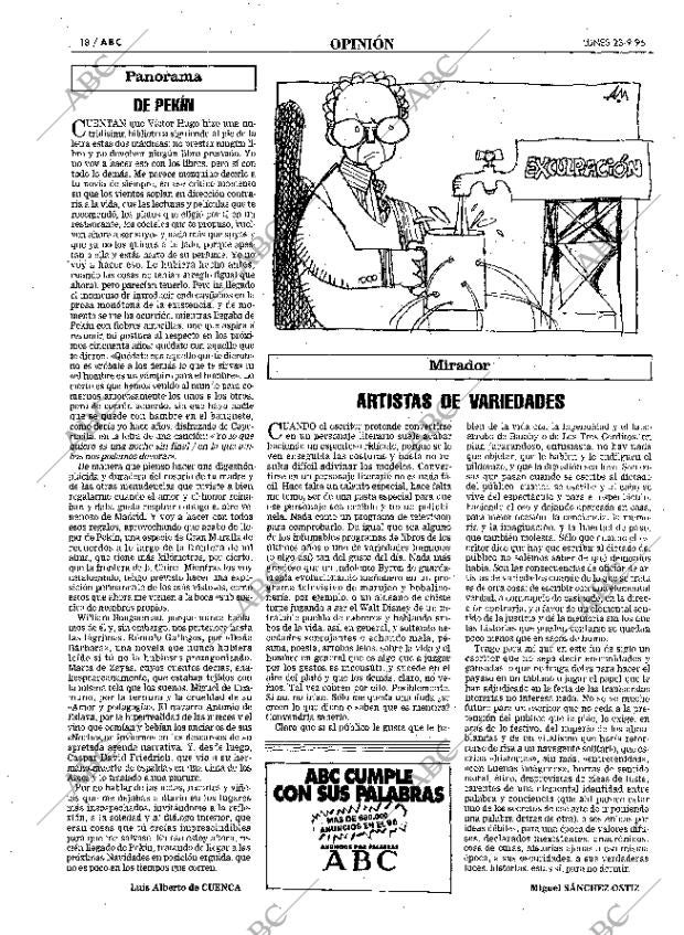 ABC MADRID 23-09-1996 página 18