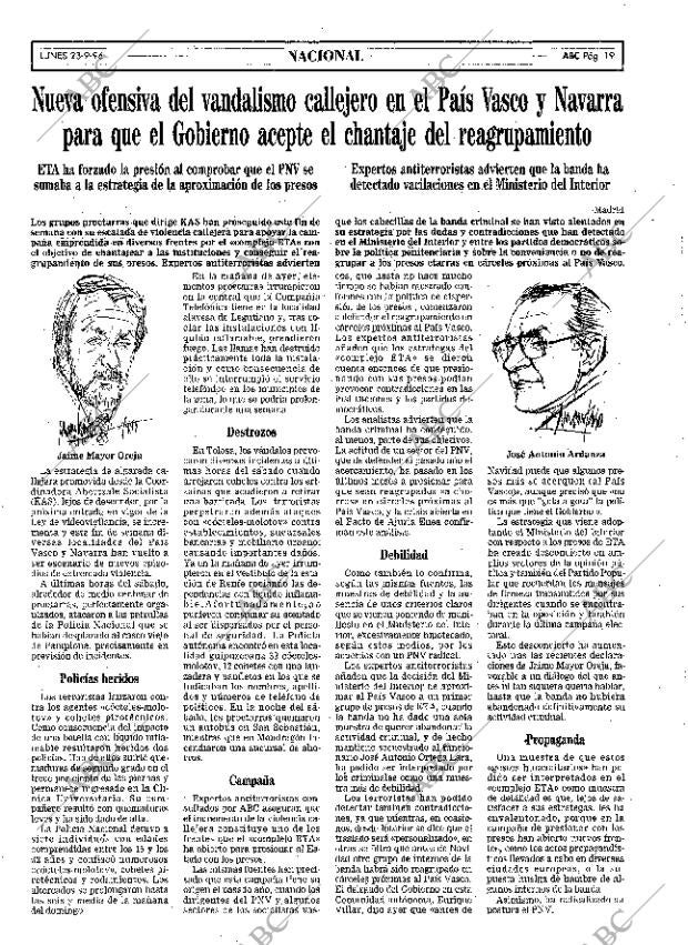 ABC MADRID 23-09-1996 página 19