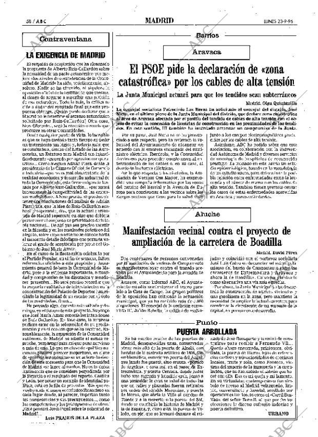 ABC MADRID 23-09-1996 página 58