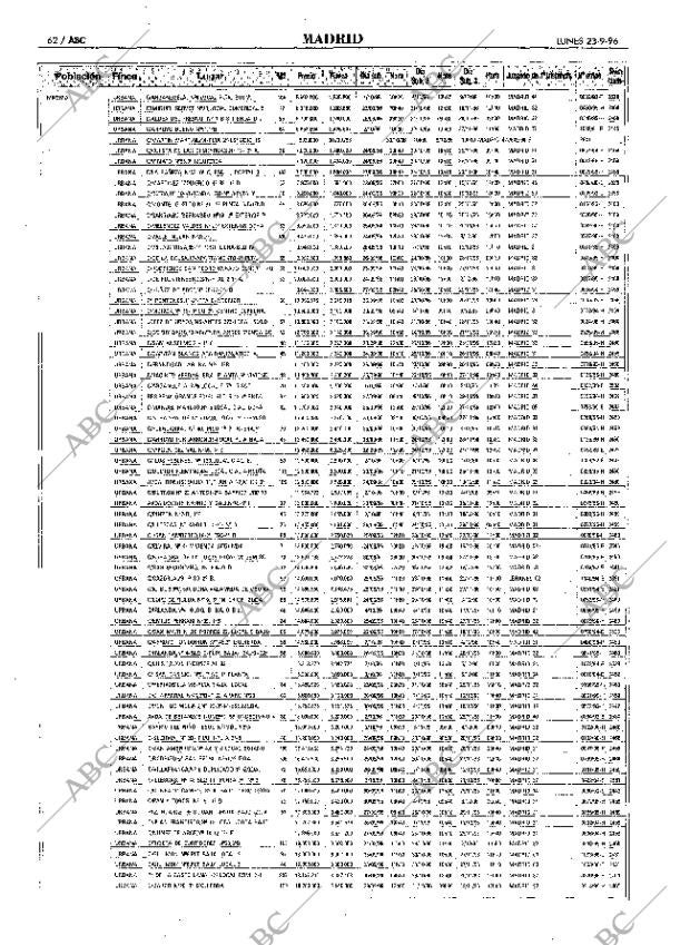 ABC MADRID 23-09-1996 página 62