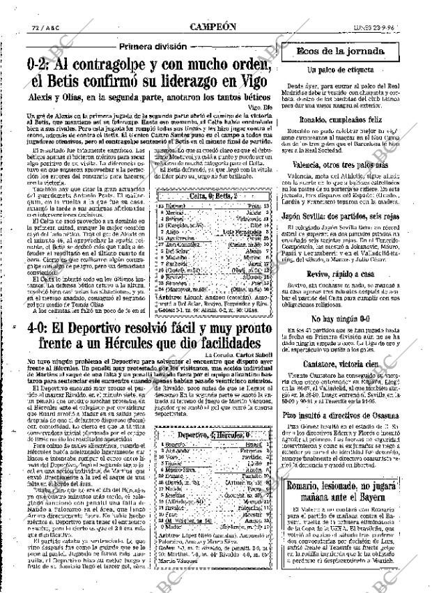 ABC MADRID 23-09-1996 página 72