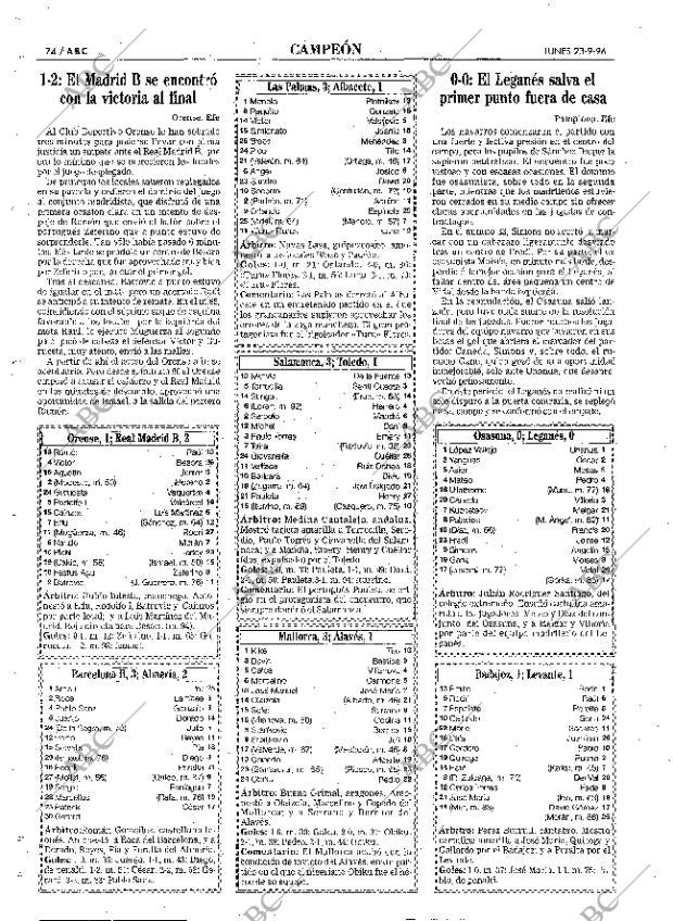 ABC MADRID 23-09-1996 página 74
