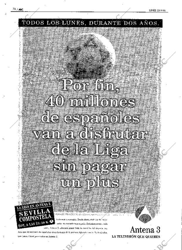 ABC MADRID 23-09-1996 página 76