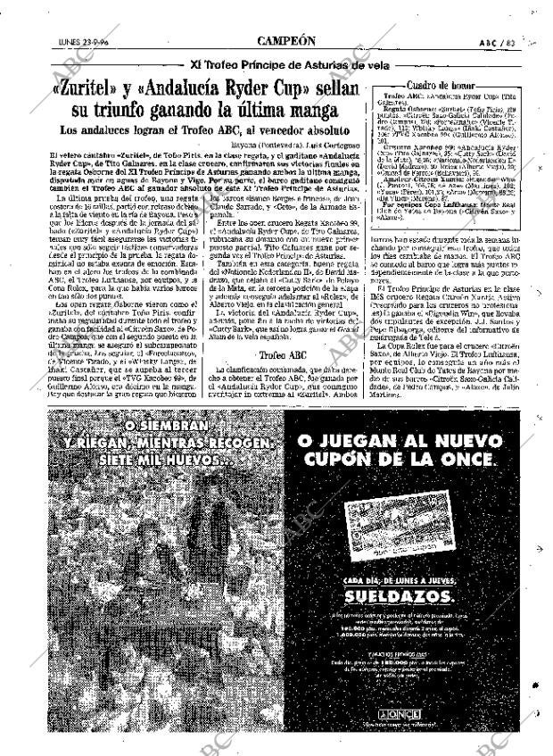 ABC MADRID 23-09-1996 página 83