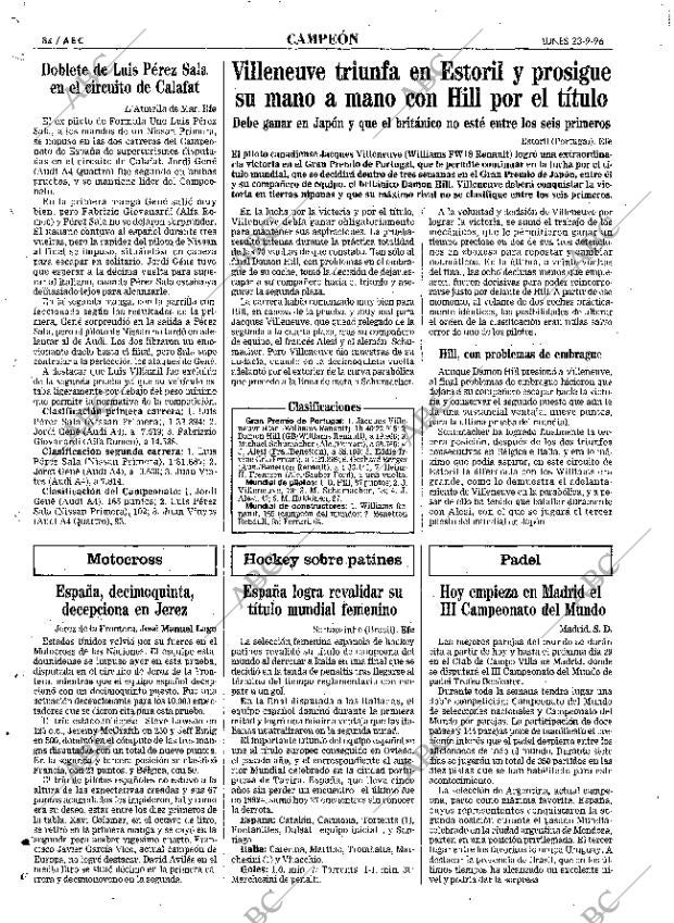 ABC MADRID 23-09-1996 página 84