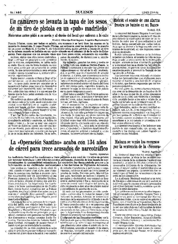 ABC MADRID 23-09-1996 página 86