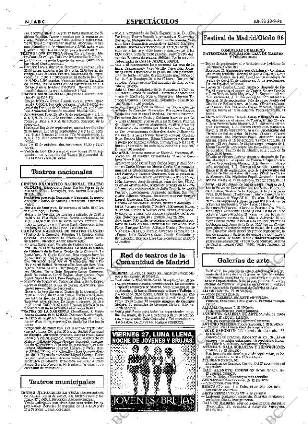 ABC MADRID 23-09-1996 página 94