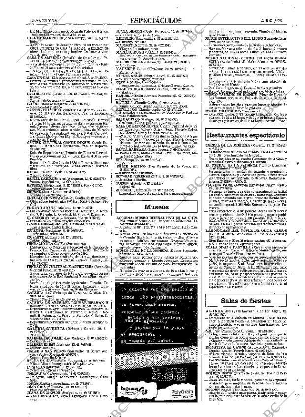 ABC MADRID 23-09-1996 página 95