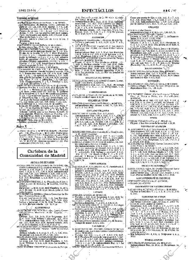 ABC MADRID 23-09-1996 página 97