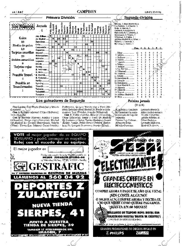 ABC SEVILLA 23-09-1996 página 64