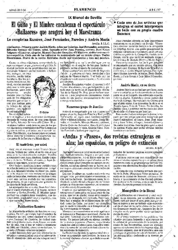ABC SEVILLA 23-09-1996 página 97