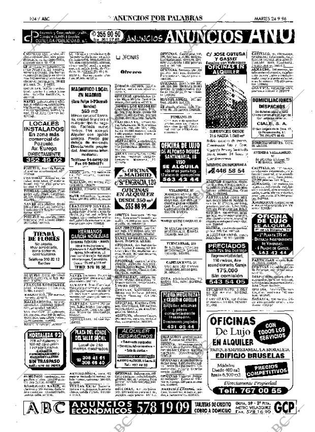 ABC MADRID 24-09-1996 página 104