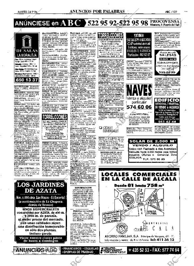 ABC MADRID 24-09-1996 página 109