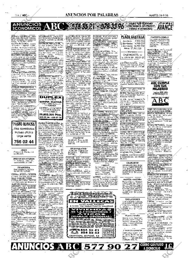 ABC MADRID 24-09-1996 página 114