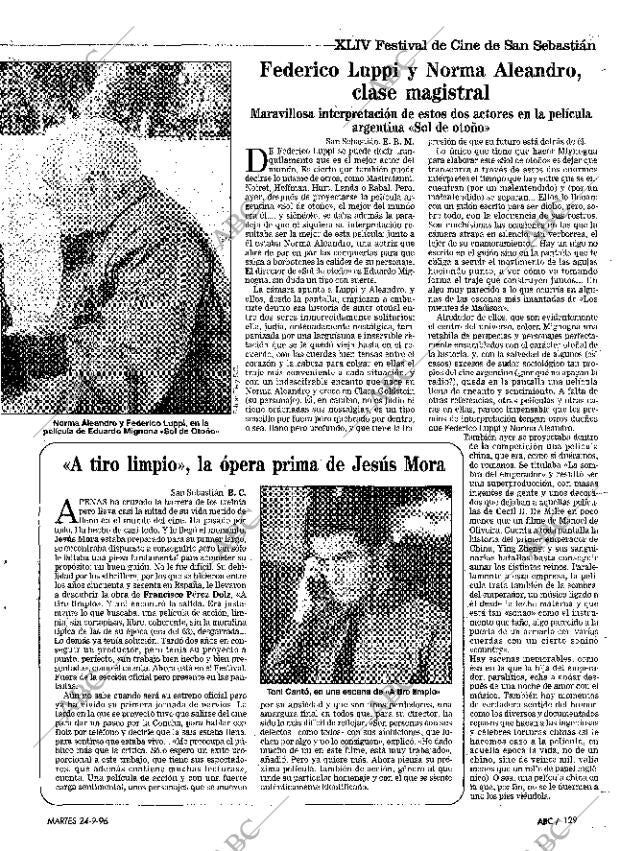 ABC MADRID 24-09-1996 página 129