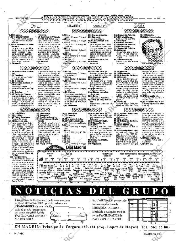 ABC MADRID 24-09-1996 página 134
