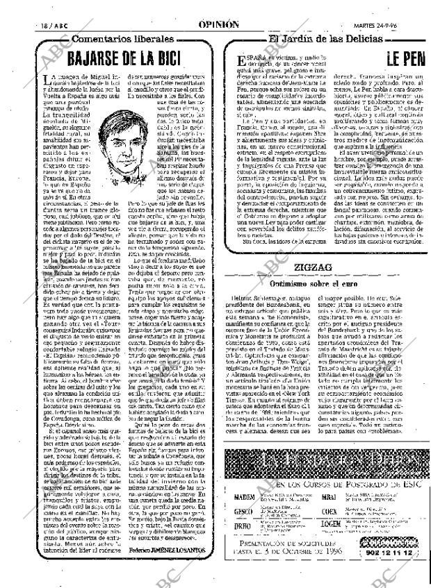 ABC MADRID 24-09-1996 página 18