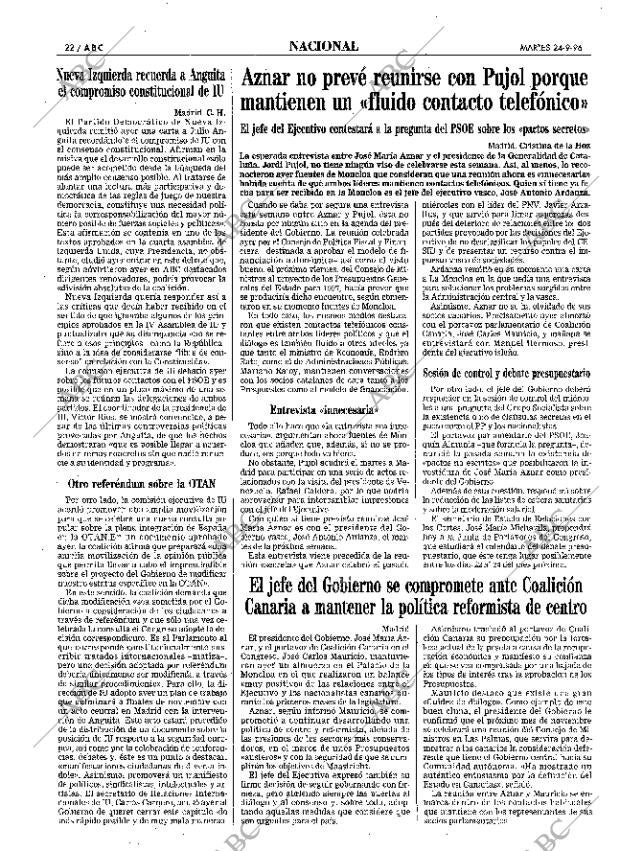 ABC MADRID 24-09-1996 página 22