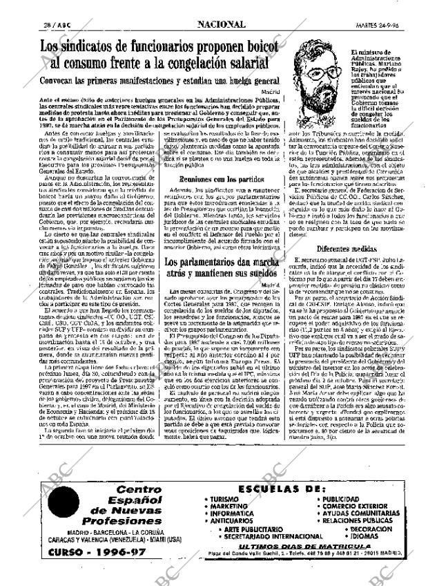 ABC MADRID 24-09-1996 página 28