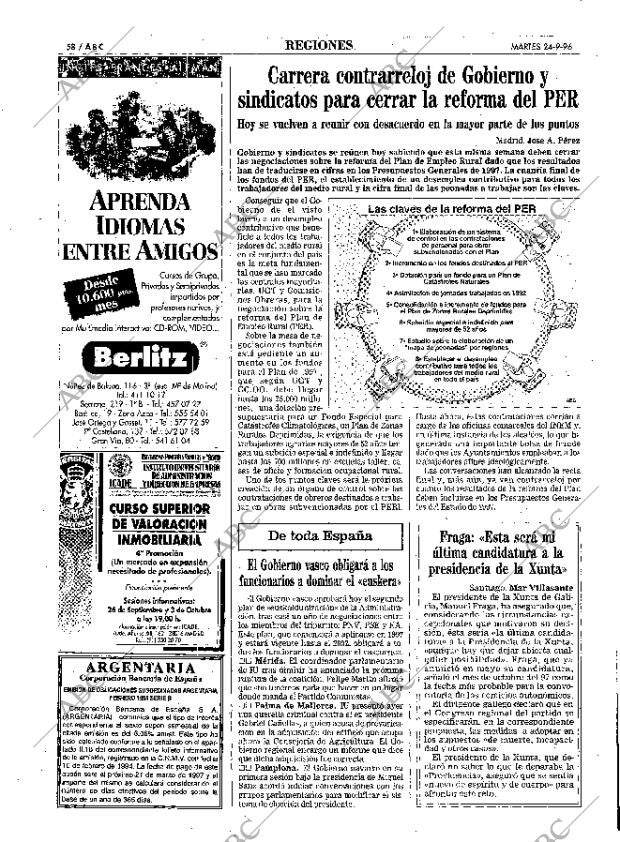 ABC MADRID 24-09-1996 página 58