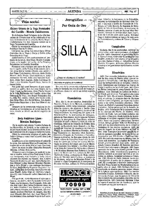 ABC MADRID 24-09-1996 página 67