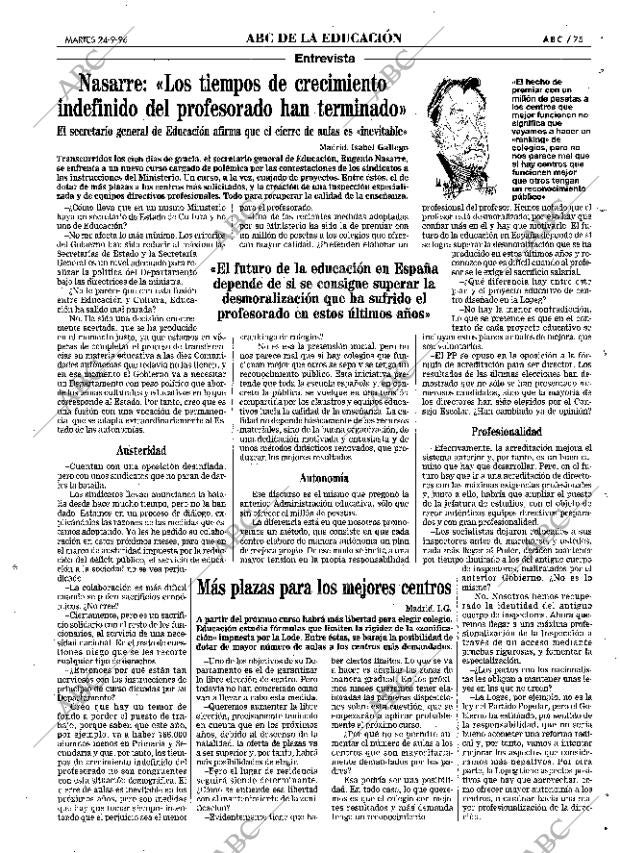 ABC MADRID 24-09-1996 página 75