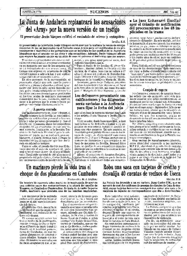 ABC MADRID 24-09-1996 página 85