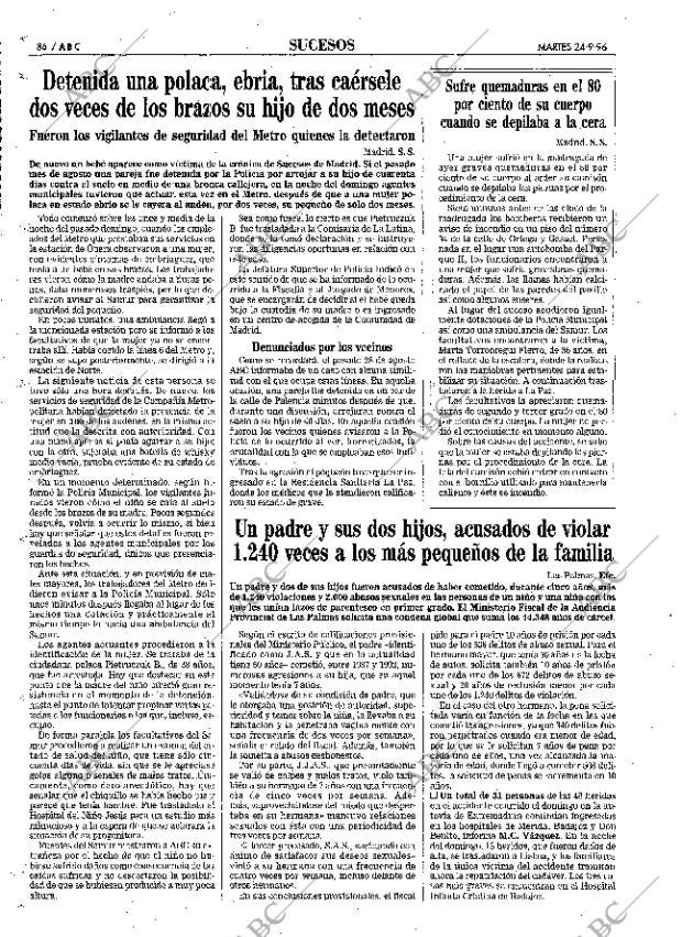 ABC MADRID 24-09-1996 página 86