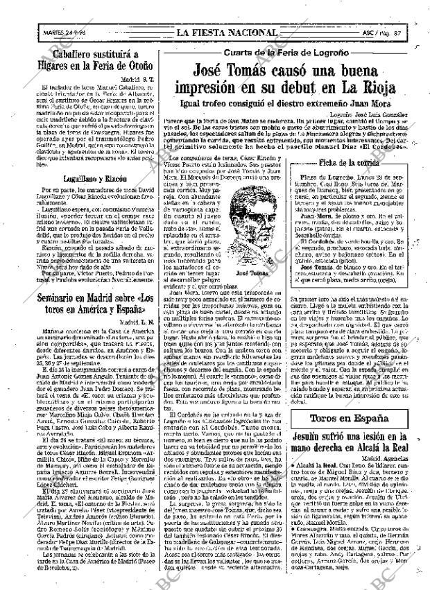 ABC MADRID 24-09-1996 página 87