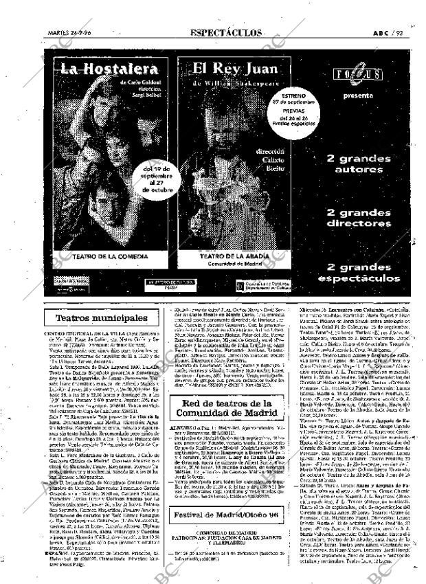 ABC MADRID 24-09-1996 página 93