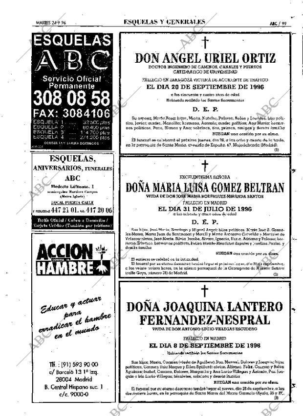 ABC MADRID 24-09-1996 página 99