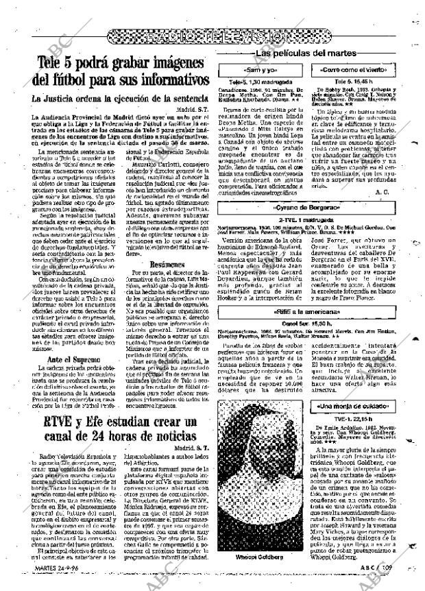 ABC SEVILLA 24-09-1996 página 109