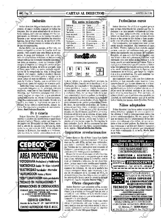 ABC SEVILLA 24-09-1996 página 18