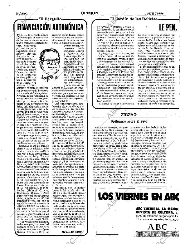 ABC SEVILLA 24-09-1996 página 20