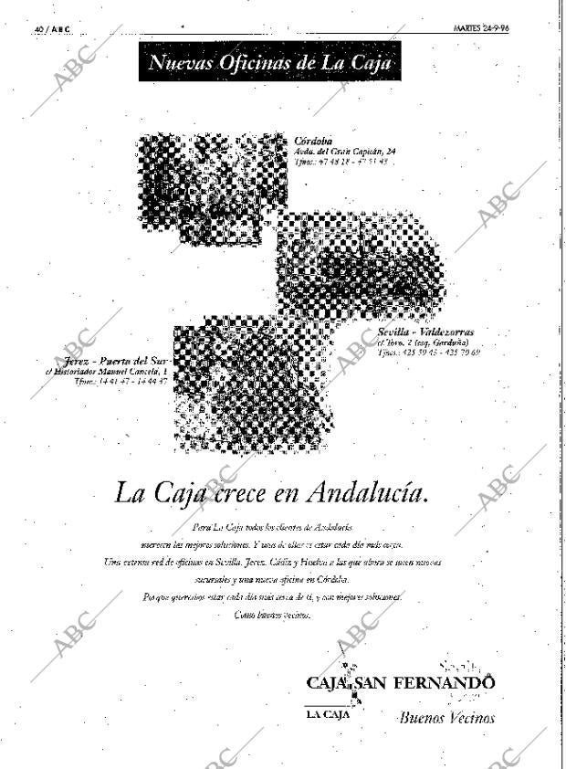 ABC SEVILLA 24-09-1996 página 40