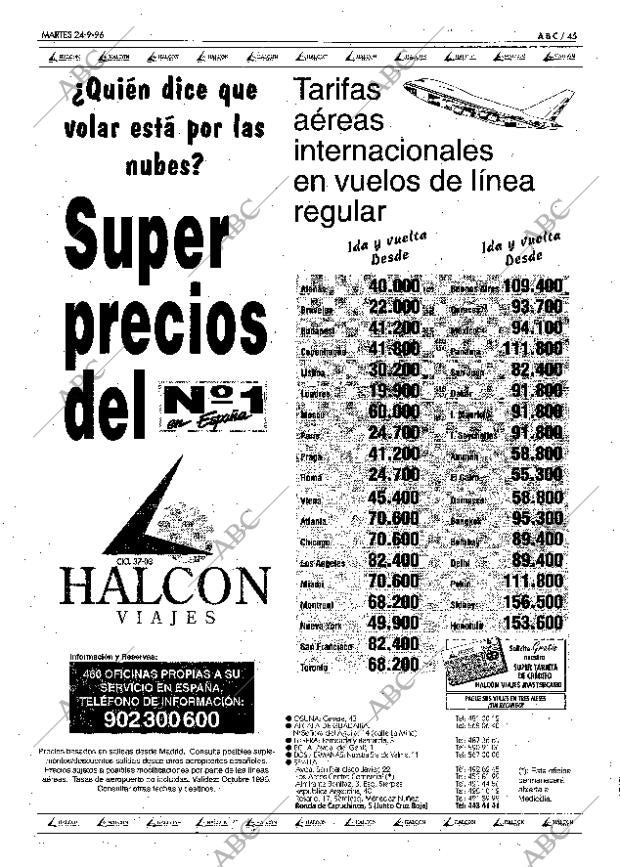 ABC SEVILLA 24-09-1996 página 45