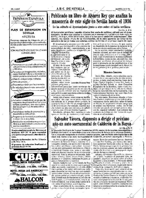 ABC SEVILLA 24-09-1996 página 58