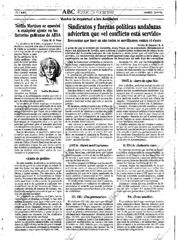 ABC SEVILLA 24-09-1996 página 72